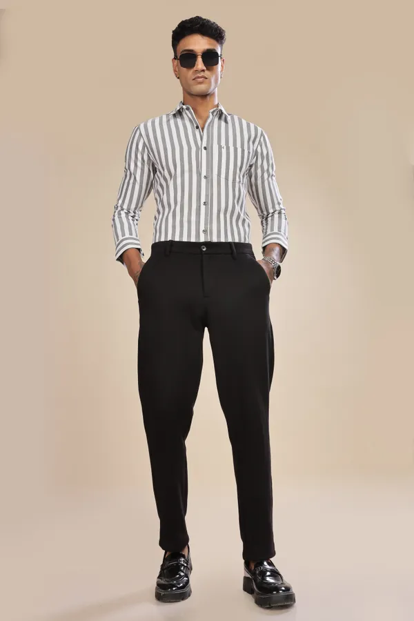 Charcoal_Oxford_Cotton_Stripes_Shirt_For_Men