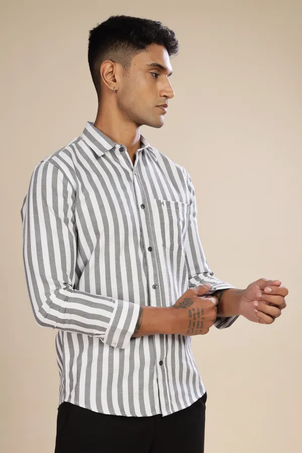Charcoal_Oxford_Cotton_Stripes_Shirt_For_Men