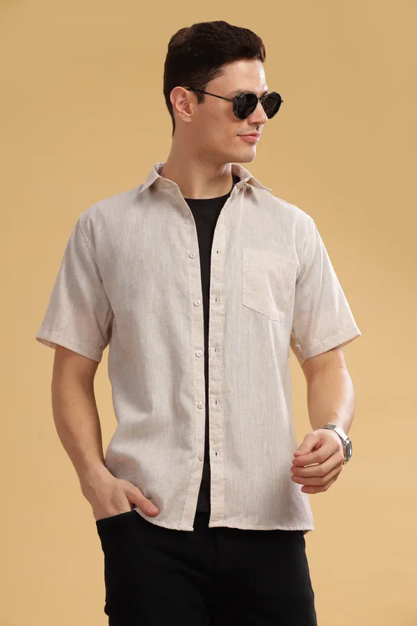 Off_White_Linen_Cotton_Shirt_For_Men