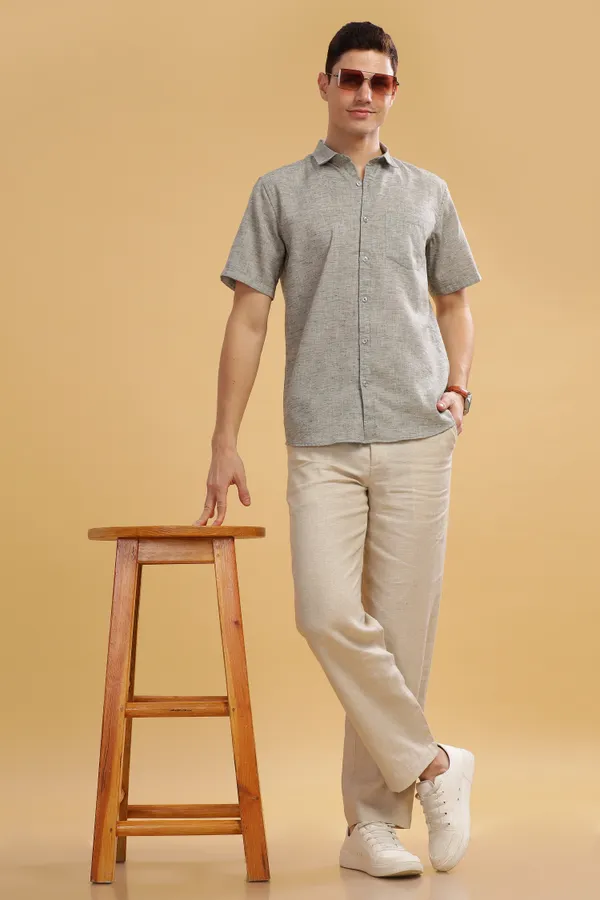 Grey_Linen_Cotton_Shirt_For_Men
