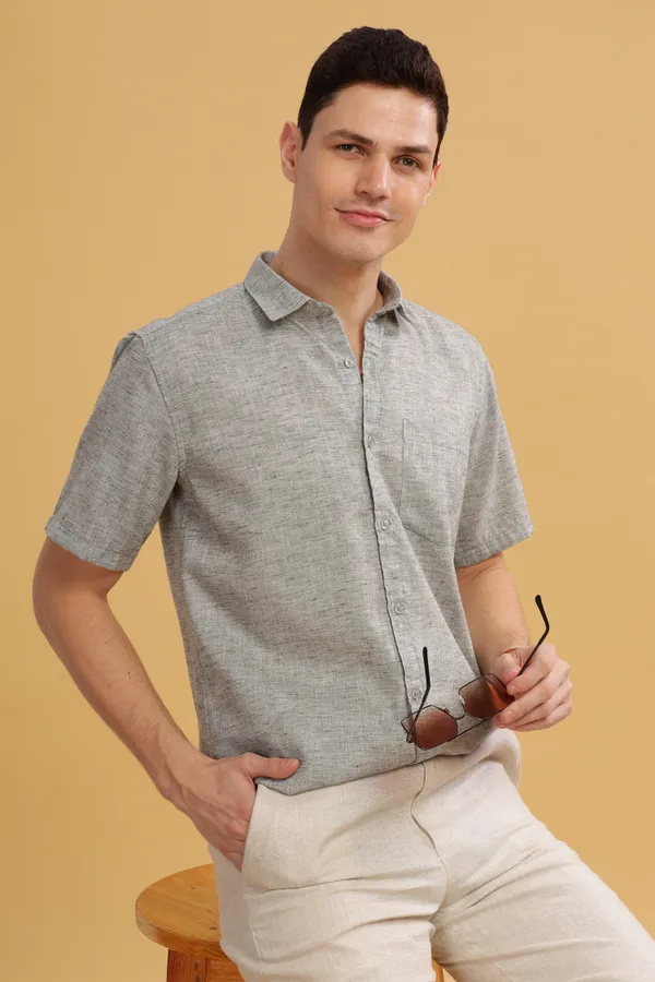 Grey_Linen_Cotton_Shirt_For_Men