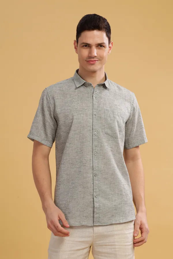 Grey_Linen_Cotton_Shirt_For_Men