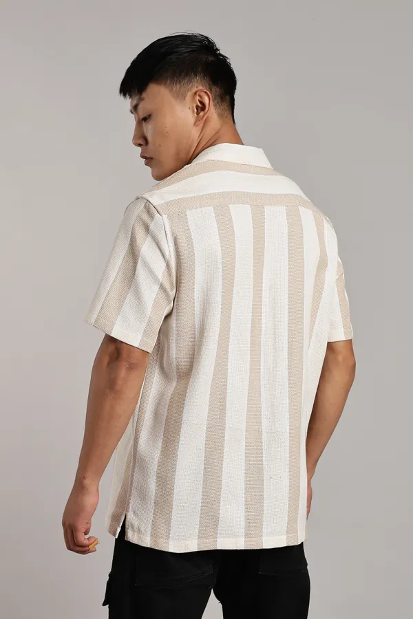 Beige_&_White_Cotton_Blend_Vertical_Stripe_Cuban_Shirt_For_Men
