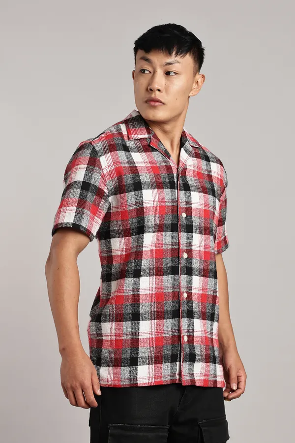 Multicolor_Cotton_Blend_Cuban_Half-Sleeve_Shirt_For_Men