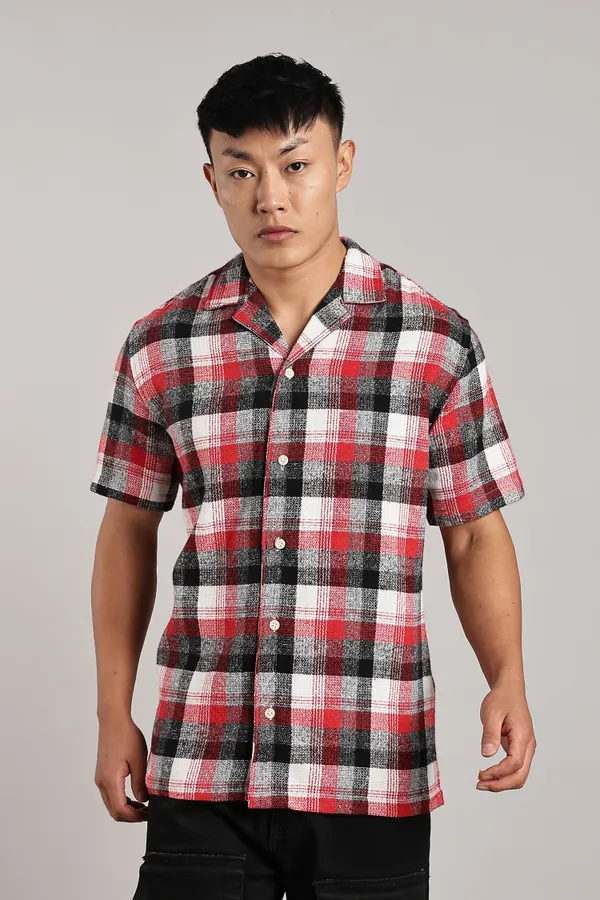 Multicolor_Cotton_Blend_Cuban_Half-Sleeve_Shirt_For_Men