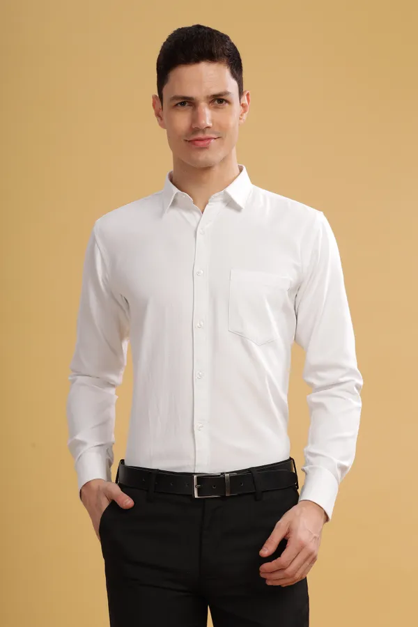 White_Oxford_Cotton_Shirt_For_Men