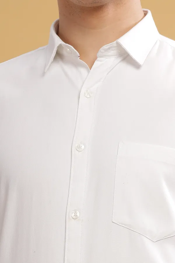 White_Oxford_Cotton_Shirt_For_Men