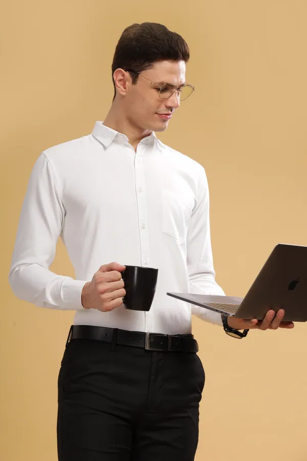 White_Oxford_Cotton_Shirt_For_Men
