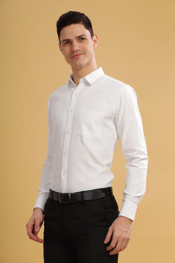 White_Oxford_Cotton_Shirt_For_Men