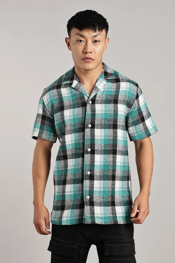 Multicolor_Cotton_Blend_Cuban_Half-Sleeve_Shirt_For_Men