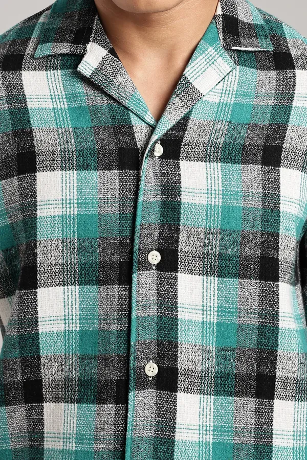 Multicolor_Cotton_Blend_Cuban_Half-Sleeve_Shirt_For_Men