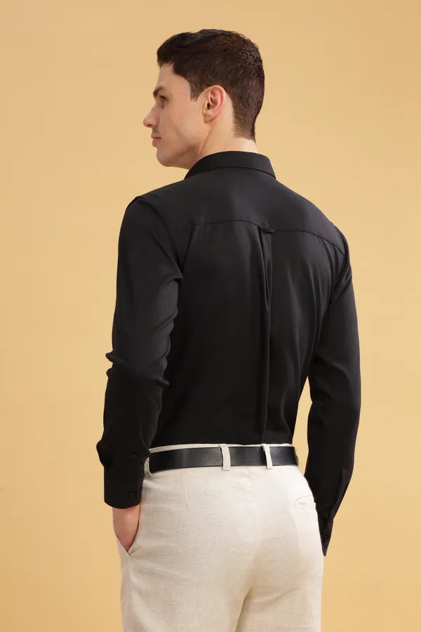 Black_Oxford_Cotton_Shirt_For_Men
