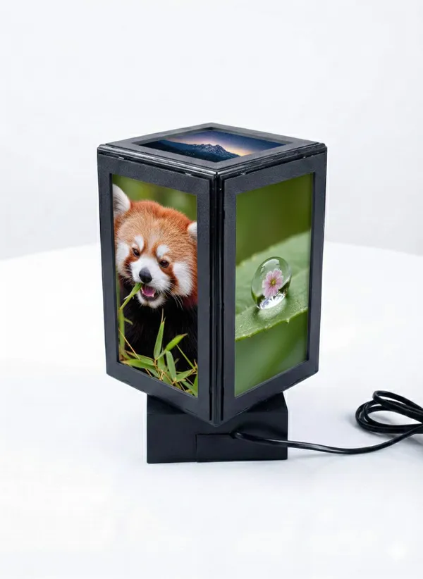 Black_Plastic_&_Acrylic_(Mdf)_Photo_Frame_For_Home_&_Decor