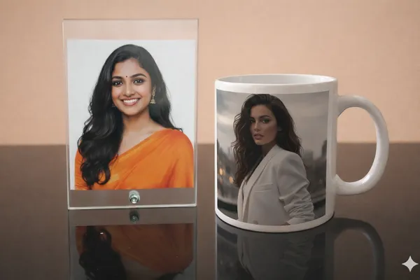 Glossy_Glass_Photo_Frame_&_Glossy_High-Grade_Ceramic_Magic_Mug_For_Home_&_Decor_(Pack_Of_2)
