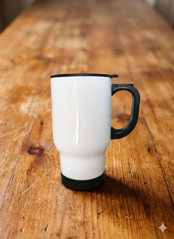 White_Stainless_Steel_Car_Mug_For_Home_&_Decor