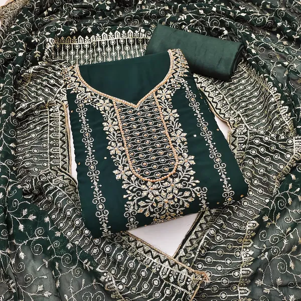 Green_Premium_Georgette_Zari_Dress_Material_For_Women_&_Girls