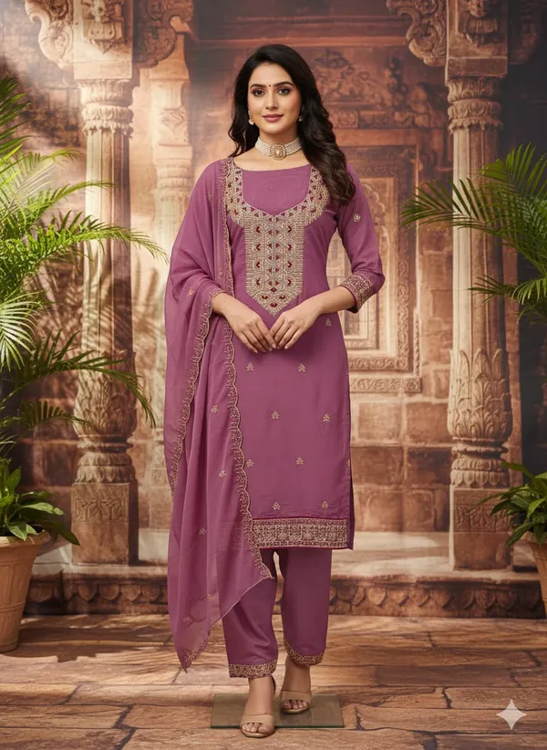 Pink_Premium_Georgette_Zari_Dress_Material_For_Women_&_Girls