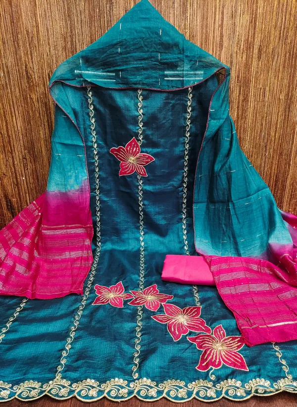 Rama_Blue_Premium_Coco_Silk_Dress_Material_For_Women_&_Girls