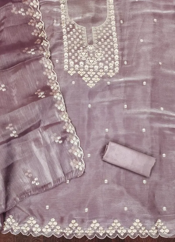 Lavender_Premium_Barbarik_Silk_Dress_Material_For_Women_&_Girls