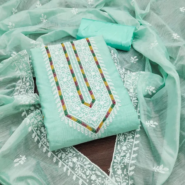 Sea_Green_Premium_Modal_With_Lakhnavi_Work_Dress_Material_For_Women_&_Girls