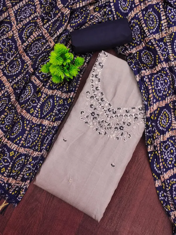 Blue_&_Grey_Premium_Coco_Silk_Dress_Material_For_Women_&_Girls