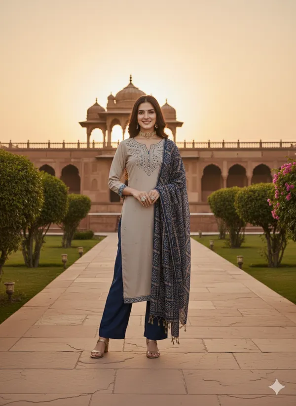 Blue_&_Grey_Premium_Coco_Silk_Dress_Material_For_Women_&_Girls