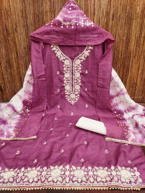 Purple_Premium_Coco_Silk_Dress_Material_For_Women_&_Girls