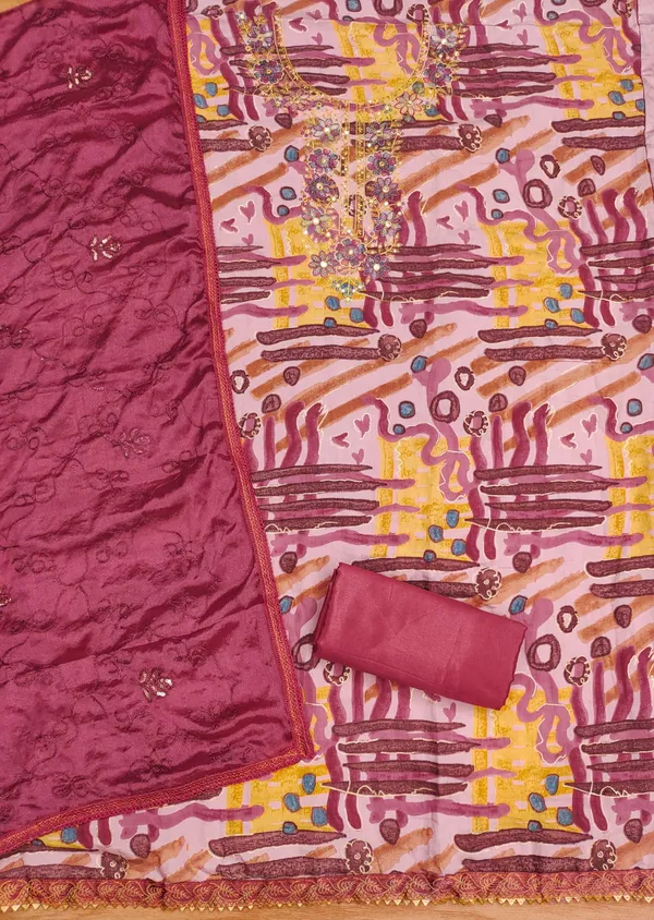Pink_Premium_Permium_Cotton_Dress_Material_For_Women_&_Girls