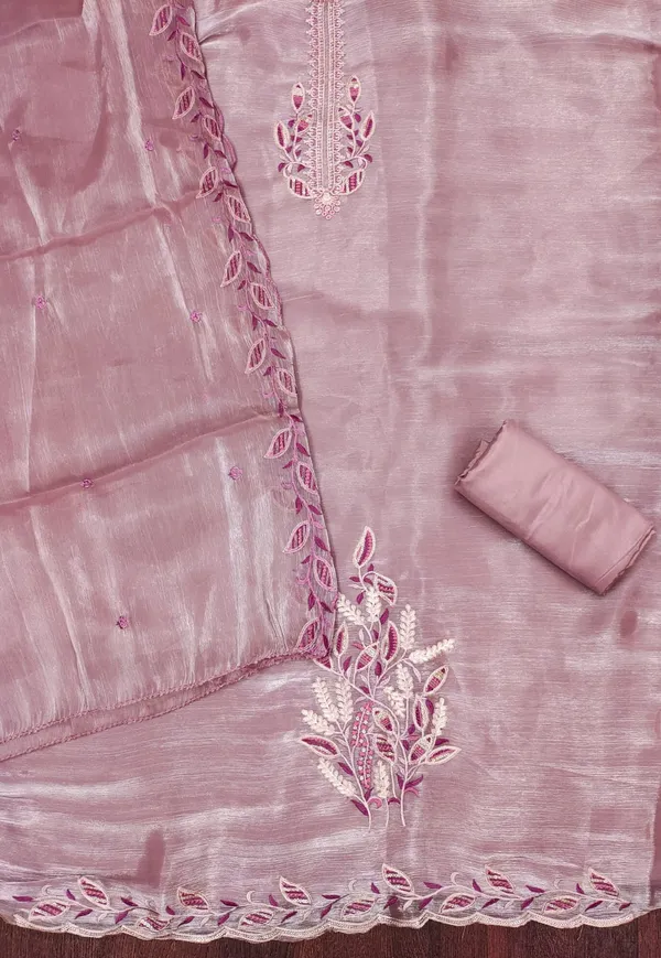 Pink_Premium_Barbarik_Silk_Dress_Material_For_Women_&_Girls