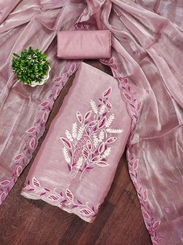 Pink_Premium_Barbarik_Silk_Dress_Material_For_Women_&_Girls