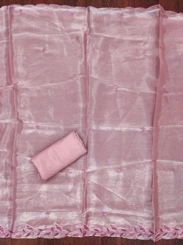 Pink_Premium_Barbarik_Silk_Dress_Material_For_Women_&_Girls