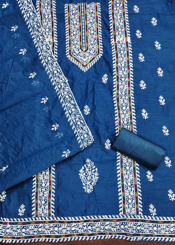 Navy_Blue_Premium_Modal_With_Lakhnavi_Work_Dress_Material_For_Women_&_Girls