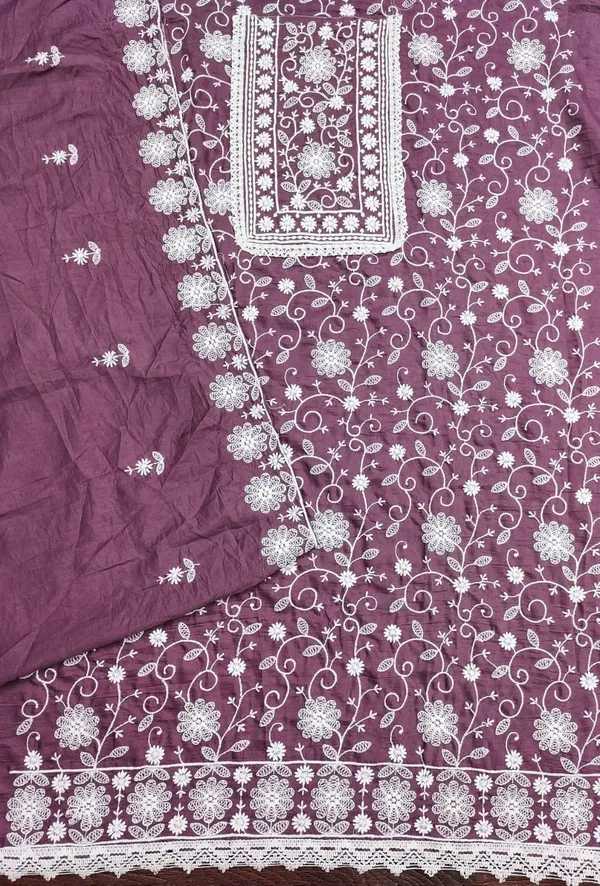 Lavender_Premium_Parampara_Silk_Dress_Material_For_Women_&_Girls