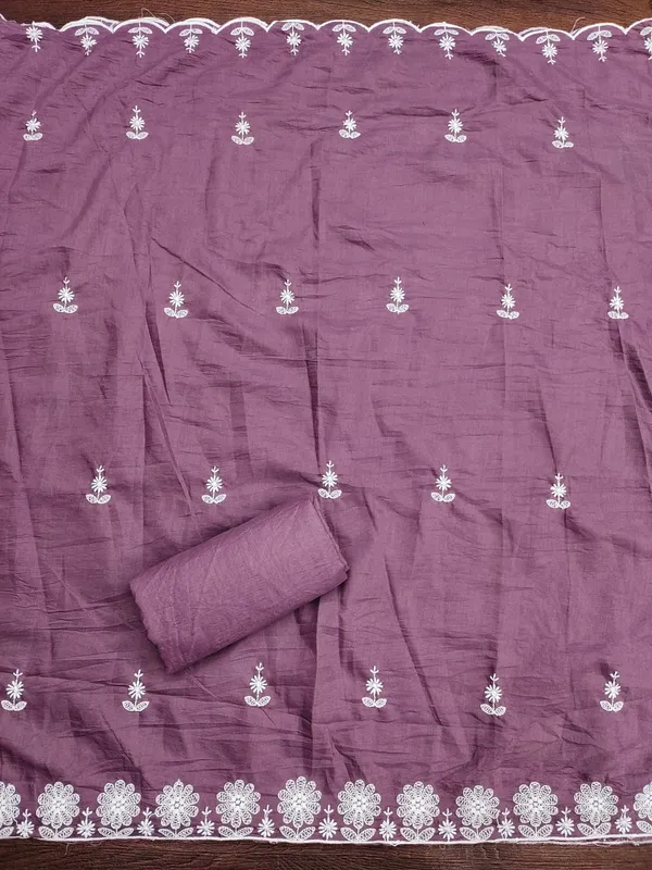 Lavender_Premium_Parampara_Silk_Dress_Material_For_Women_&_Girls