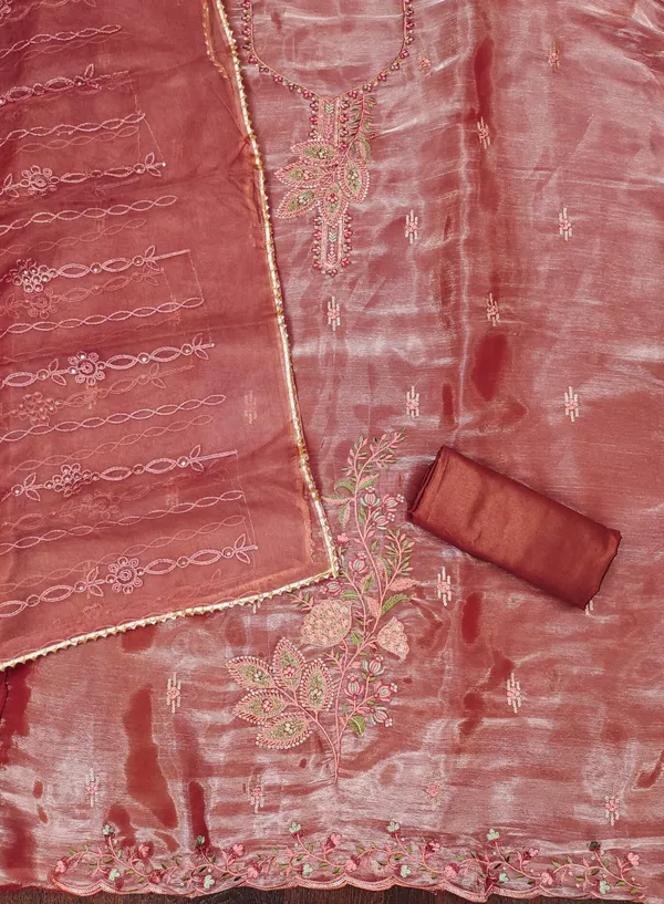 Rust_Premium_Barbarik_Silk_Dress_Material_For_Women_&_Girls