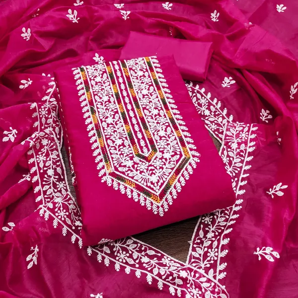 Dark_Pink_Premium_Modal_With_Lakhnavi_Work_Dress_Material_For_Women_&_Girls
