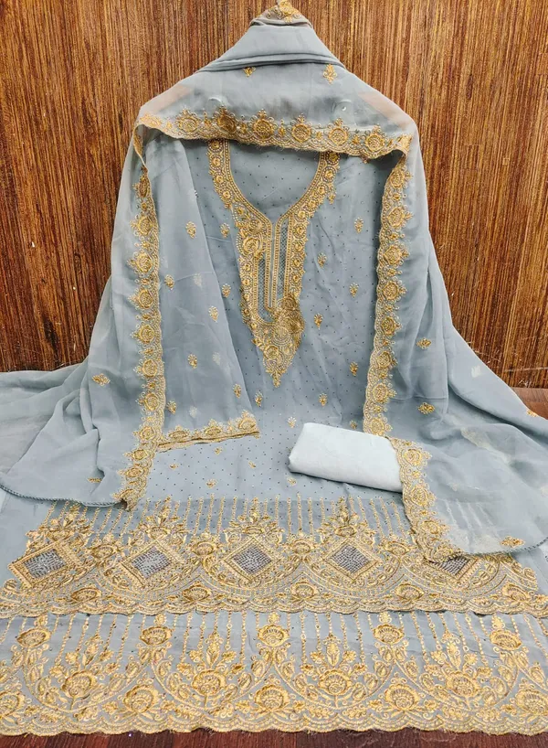 Light_Grey_Premium_Georgette_Zari_Dress_Material_For_Women_&_Girls