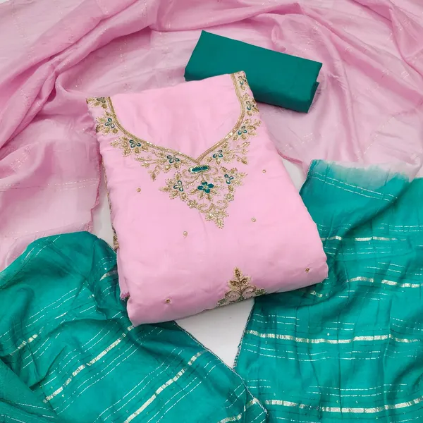 Pink_Premium_Coco_Silk_Dress_Material_For_Women_&_Girls