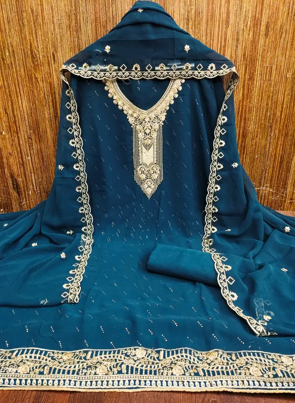 Navy_Blue_Premium_Georgette_Zari_Dress_Material_For_Women_&_Girls