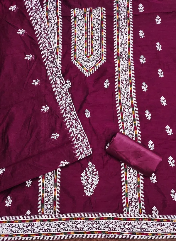 Plum_Premium_Modal_With_Lakhnavi_Work_Dress_Material_For_Women_&_Girls