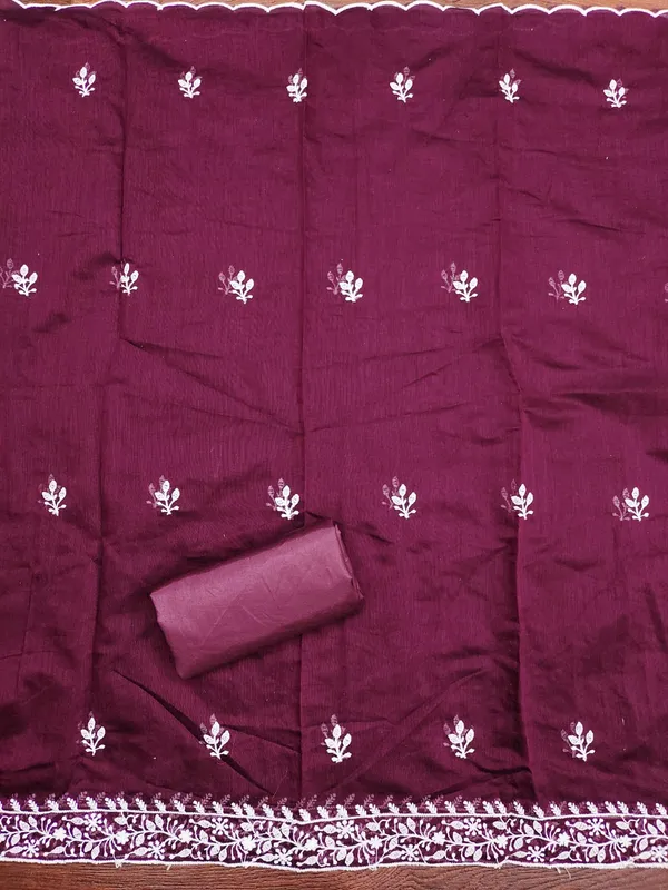 Plum_Premium_Modal_With_Lakhnavi_Work_Dress_Material_For_Women_&_Girls