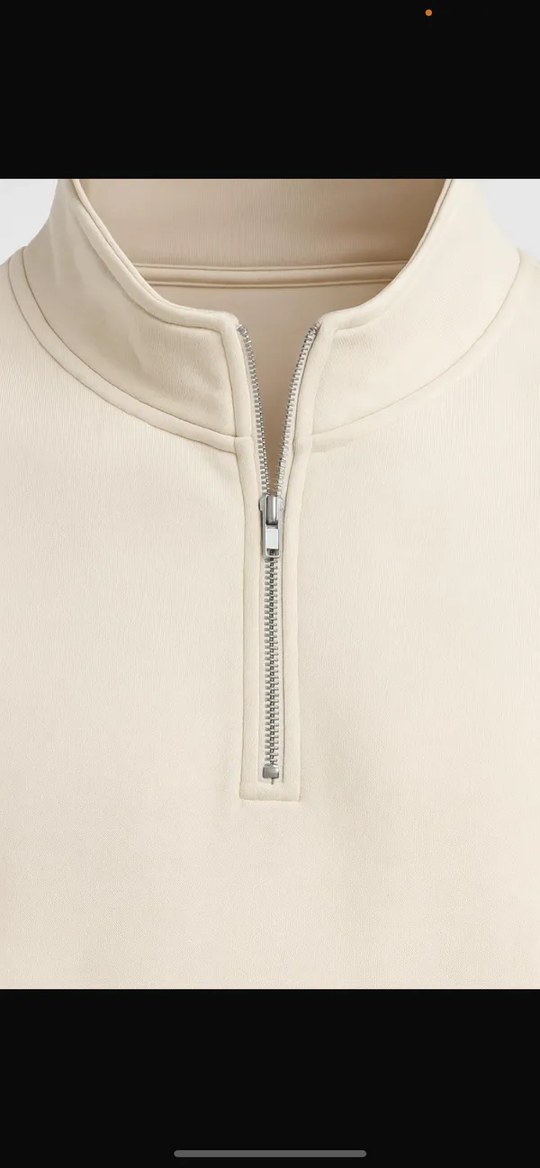 Cream_300_Gsm_Cotton_Sweatshirt_For_Men