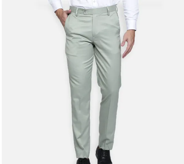 Light_Green_Cotton_Bottom_Wear_For_Men