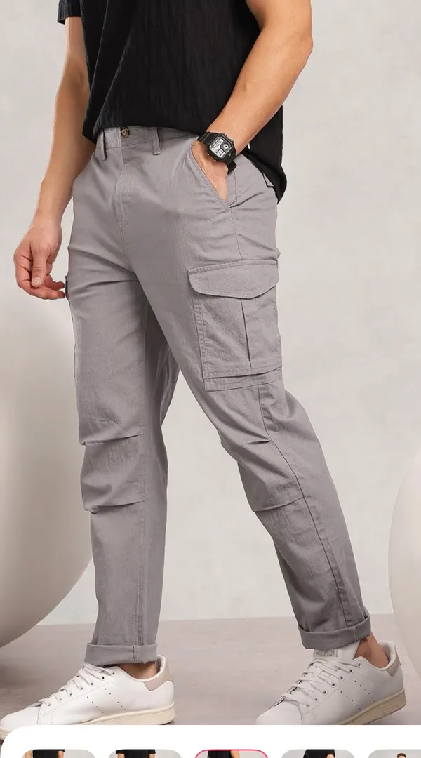 Light-Grey_Cotton_Cargo_For_Men