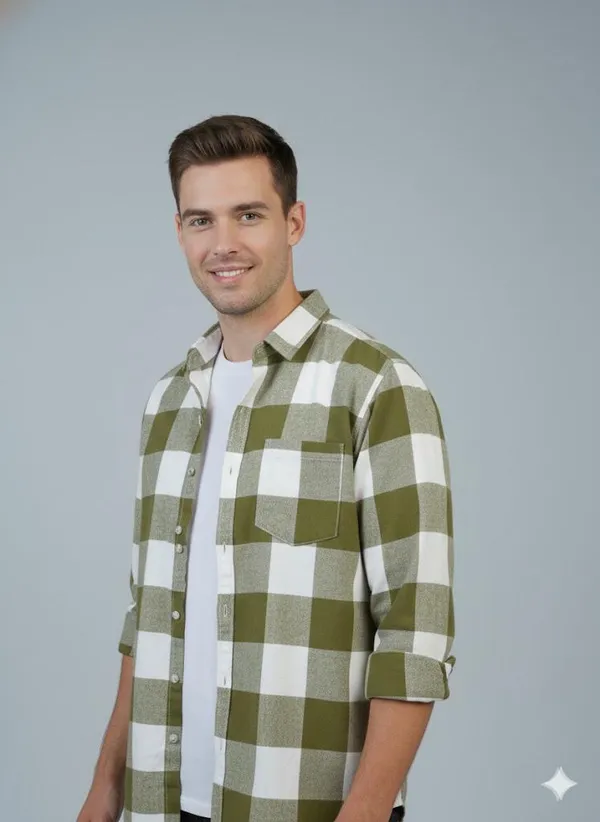 Mens_cotton_check_shirt