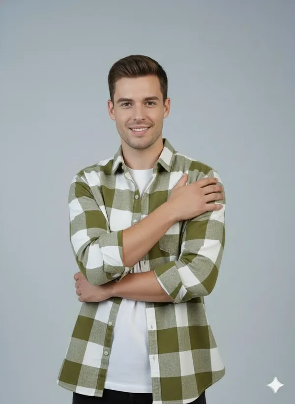 Mens_cotton_check_shirt
