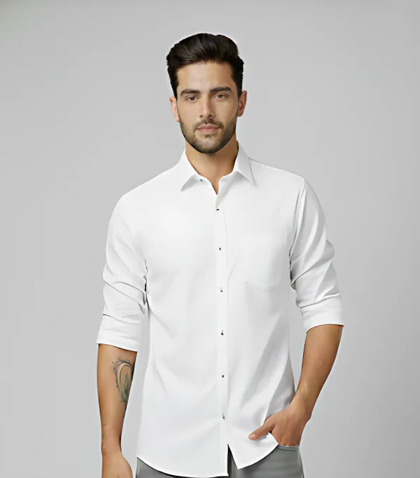 White_Cotton_Formal_Shirt_For_Men
