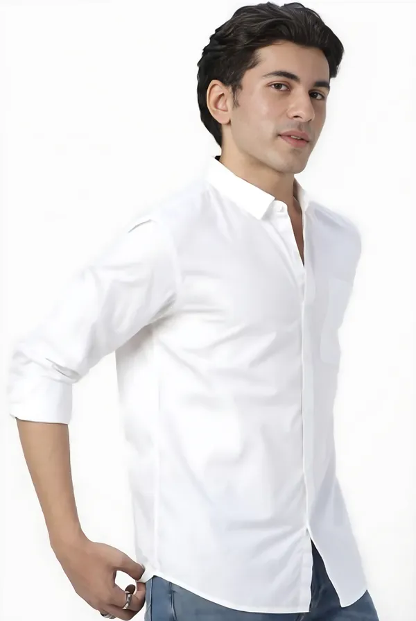 White_Cotton_Shirt_For_Men