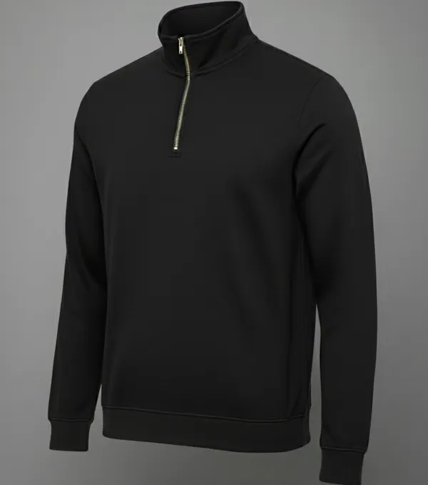 Black_300_Gsm_cotton_Sweatshirt_For_Men