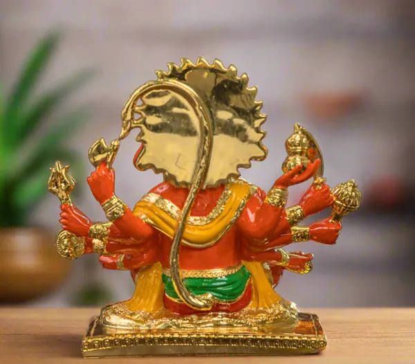 Gold_Plated_Panchmukhi_Hanuman_Ji_Murti_For_Home_Decor